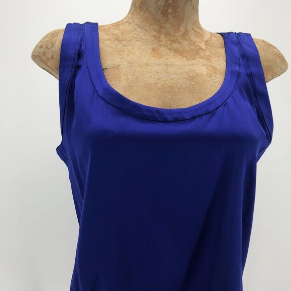 ANTONIO MELANI Royal Blue Sleeveless Blouse - Picture 2 of 9